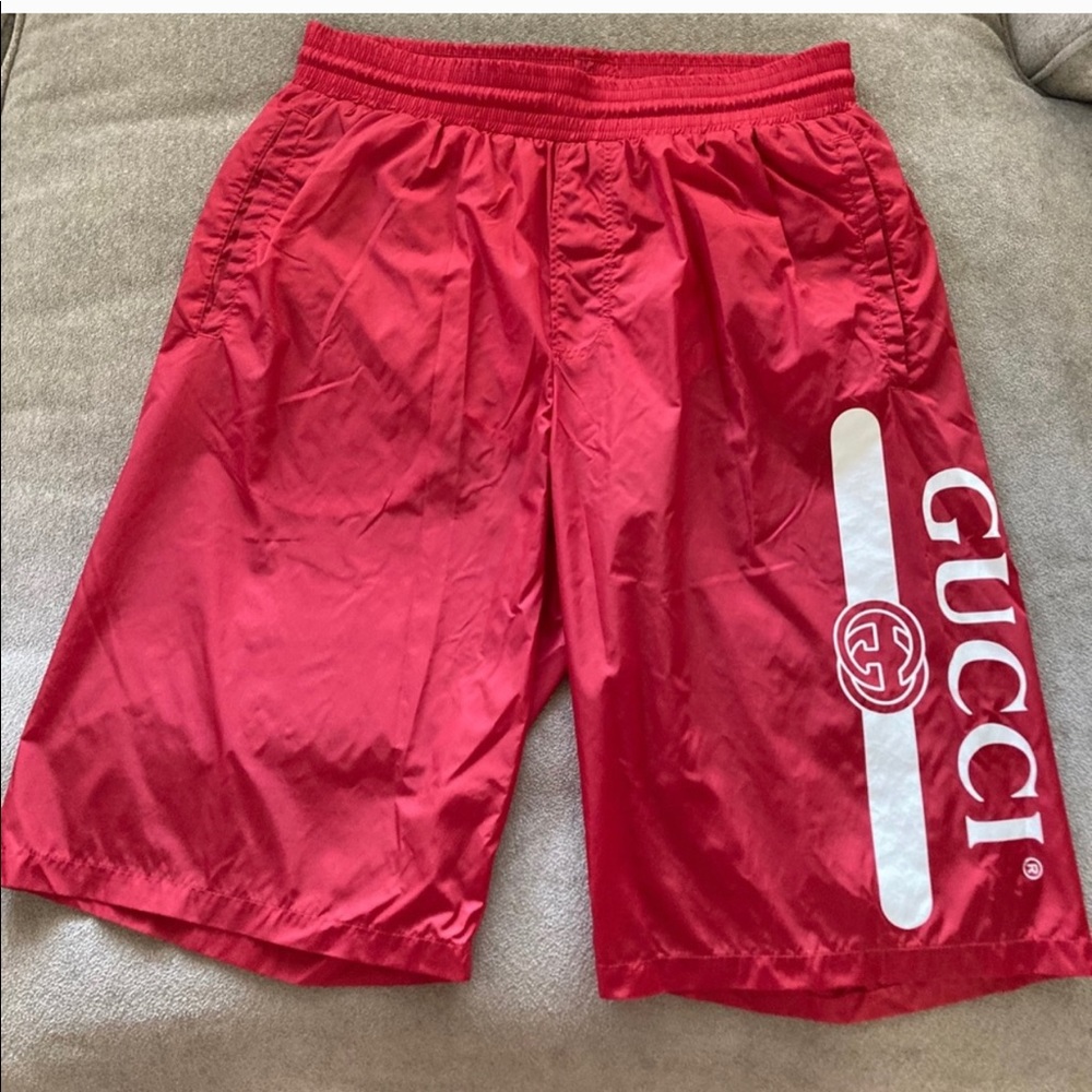 Authentic Gucci men’s swim trunks, size 48